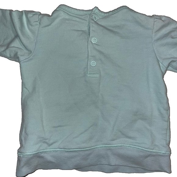 🧸 3/$10 🧸 Size 12M Long-Sleeve Kitty Shirt - Child of Mine by Carters - Picture 4 of 4